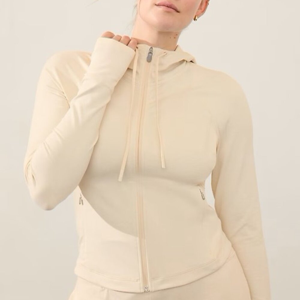 Athleta Softluxe Crop Hoodie